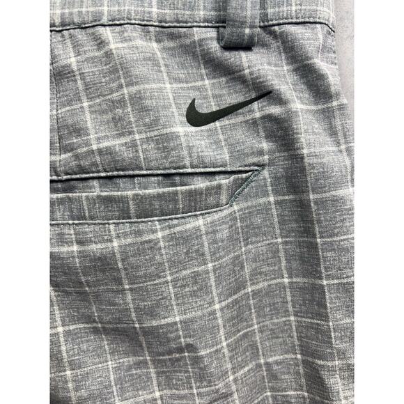 Nike Mens Golf Dri-Fit Tour Performance Chino Shorts Size 38 Gray Plaid - Picture 4 of 10